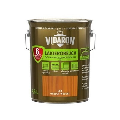 Zdjęcie oferty: Vidaron Lakierobejca L04 ORZECH WŁOSKI 4.5L