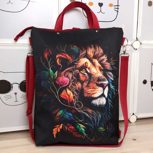 Zdjęcie oferty: Torba-plecak wodoodporna Royal Lion handmade