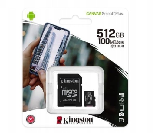 Zdjęcie oferty: Karta pamięci microSD Kingston 512G 100MB/S