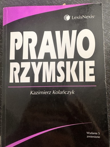 Zdjęcie oferty: Prawo Rzymskie. Wydanie 5