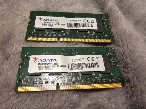 Zdjęcie oferty: Pamięć RAM adata QNAP 2x1GB