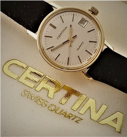 Zdjęcie oferty: Piękny złoty zegarek Certina 14K !!!