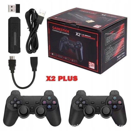 Zdjęcie oferty: Konsola Retro x2 plus emulatory HDMI Game Box 2 pady  karta 64 GB