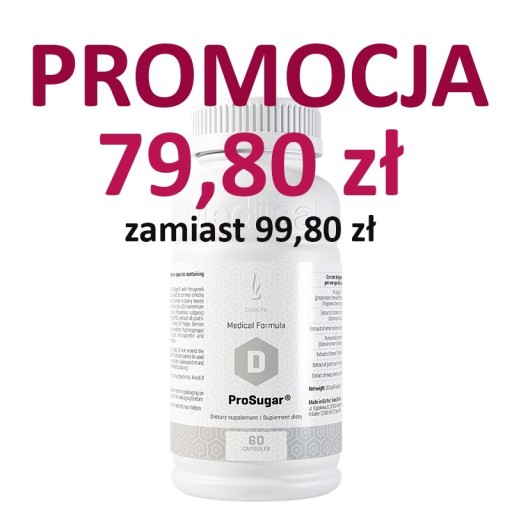 Zdjęcie oferty: Ładna sylwetka - ProSugar - 60 kaps.