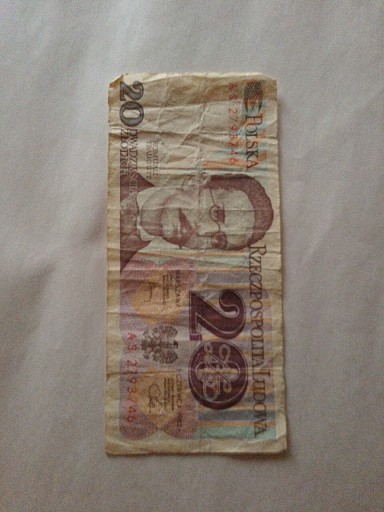 Zdjęcie oferty: Banknot 20 złotych PRL 2