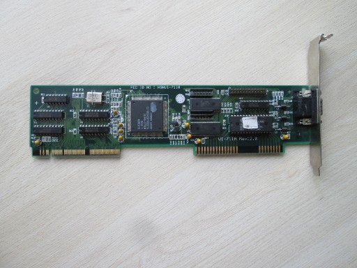 Zdjęcie oferty: Karta graficzna Cirrus Logic CL-GD5428-80QC, 1024B VRAM, VLB