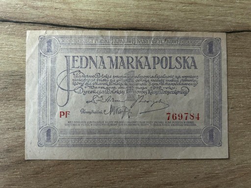 Zdjęcie oferty: 1 Marka - 1919 r.- st.2 MAJOWA