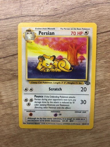 Zdjęcie oferty: Karta Pokemon Persian Jungle 42/64