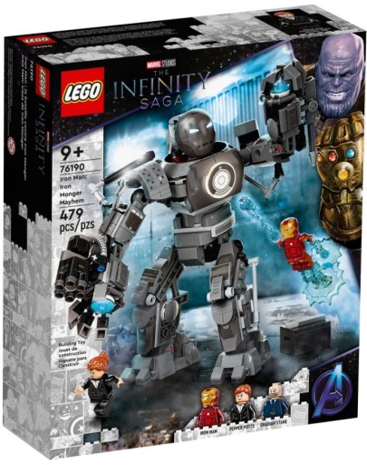 Zdjęcie oferty: LEGO 76190 Marvel Avengers Iron Man: zadyma z Iron