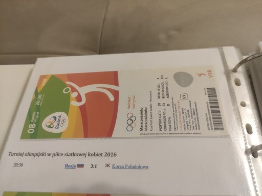 Zdjęcie oferty: Olimpiada Rio2016 piłka siatkowa kobiet