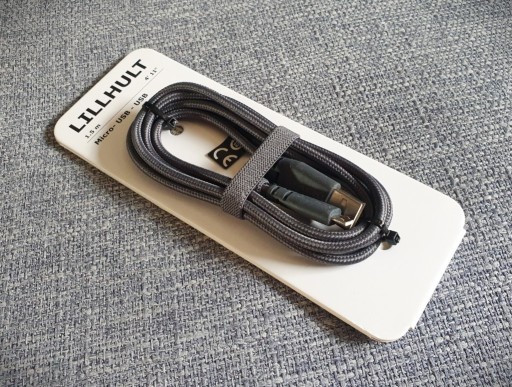 Zdjęcie oferty: Przewód microUSB - USB-A (IKEA Lillhult)