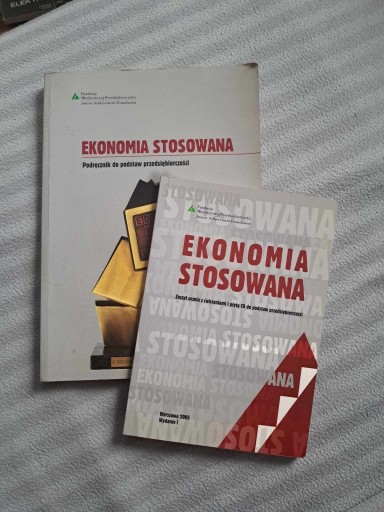 Zdjęcie oferty: Ekonomia Stosowana podręcznik i zeszyt ćwiczeń