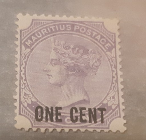 Zdjęcie oferty: Czysty Mauritius 1 cent 1893r. Nr 93