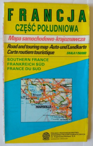 Zdjęcie oferty: Francja część południowa - mapa