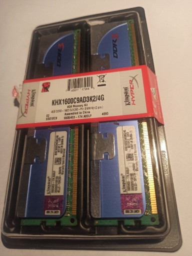 Zdjęcie oferty: Kingston HyperX DDR3 4GB (2x2GB)