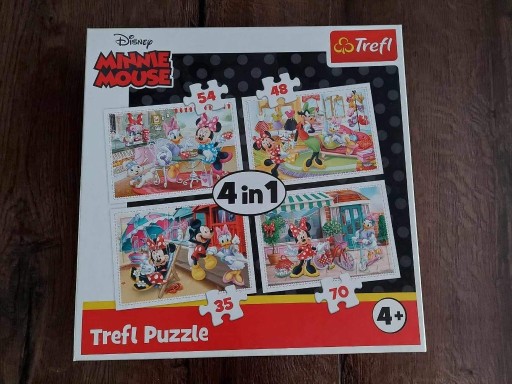 Zdjęcie oferty: Puzzle Trefl 4w1 Minnie Mouse