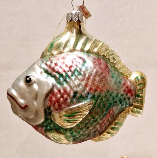 Zdjęcie oferty: Ryba zwana karpiem - szklana bombka kolekcjonerska