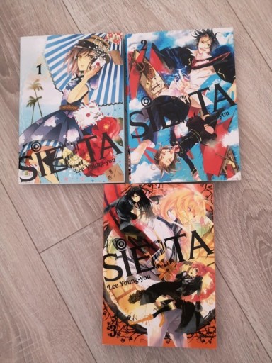 Zdjęcie oferty: Manga mangi manhwa Siesta 1-3 komplet yumegari