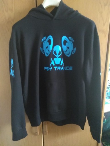 Zdjęcie oferty: Bluza z długim kapturem Psy Trance