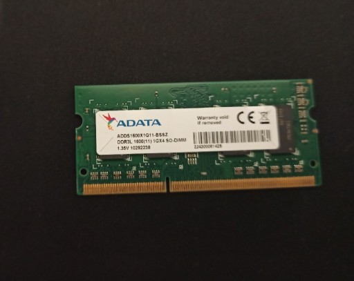 Zdjęcie oferty: Adata RAM DDR3 1GB 1600MHz 