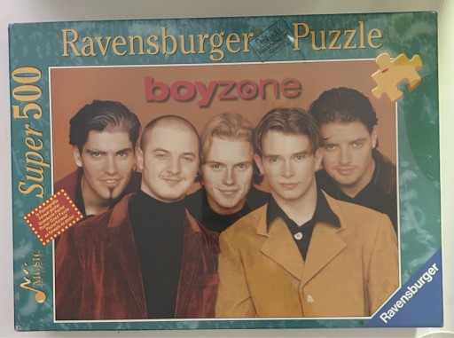 Zdjęcie oferty: Puzzle vintage 1997 rok. BOYZONE 500 el. Nowe
