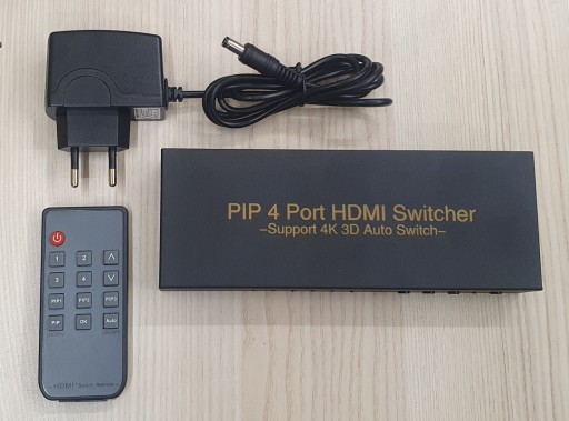 Zdjęcie oferty: Switch HDMI 4K 3D przełącznik 4 porty rozdzielacz pilot