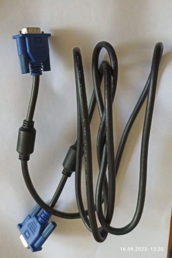 Zdjęcie oferty:  PROFESJONALNY Kabel D-Sub (VGA) VGA VGA 1,8 m