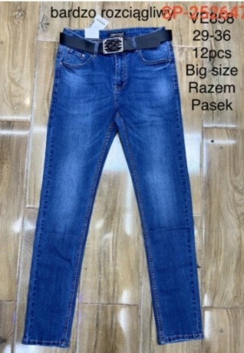 Zdjęcie oferty: Spodnie dżinsy jeansy duże rozmiary Big Size XXXL