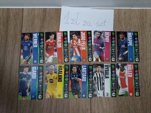 Zdjęcie oferty: Panini top class karty 10szt.