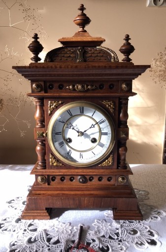 Zdjęcie oferty: Zegar GEBR JUNGHANS ok. 1888 - 1894 okazała kapliczka eklektyczny loft