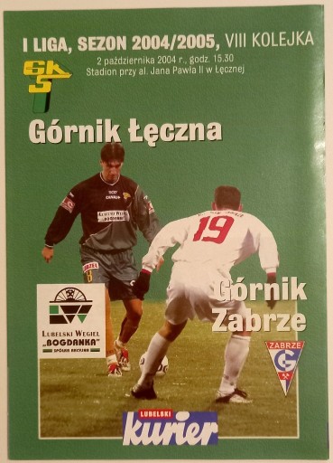 Zdjęcie oferty: Ekstraklasa: Górnik Łęczna - Górnik Zabrze 2004