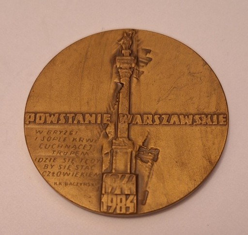 Zdjęcie oferty: Medal 40 rocznica Powstania Warszawskiego - 1984