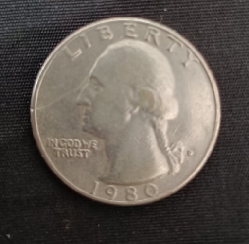 Zdjęcie oferty: united states liberty 1980 quarter dollar