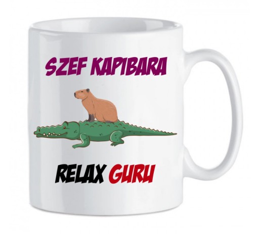 Zdjęcie oferty: Kubek szef kapibara relax guru