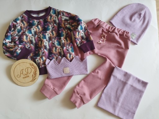 Zdjęcie oferty: Komplet bluza Baggy dres unicorn jednorożce 98