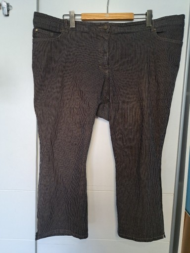 Zdjęcie oferty: Ulla Popken super spodnie jeansowe rybaczki 54