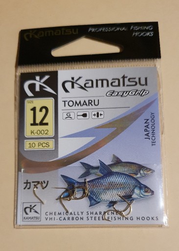 Zdjęcie oferty: Haczyk KAMATSU TOMARU E GRIP K-002 rozm.12 10szt