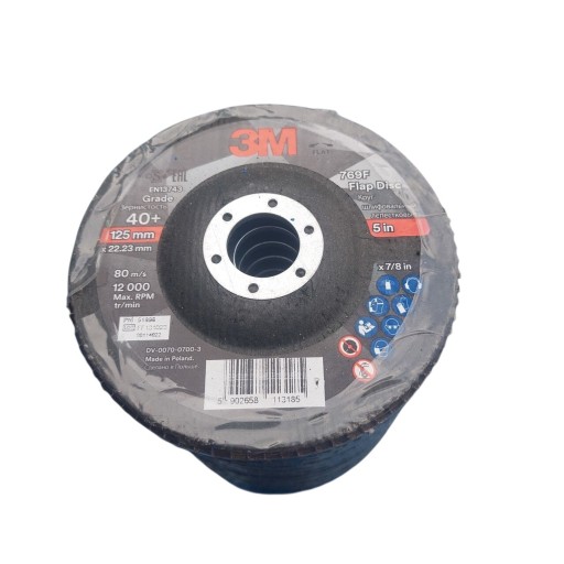Zdjęcie oferty: 3M lamelka tarcza listkowa ściernica 125 P40 -FAKTURA bez Vat-