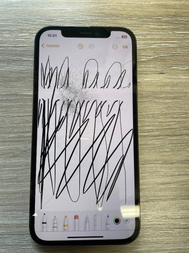 Zdjęcie oferty: wyswietlacz iPhone 12 PRO zbita szybka! 