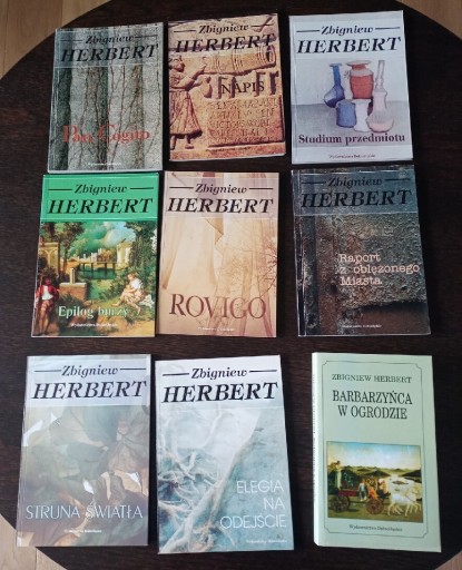 Zdjęcie oferty: Zbigniew Herbert - 9 tomów poezji