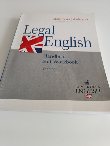 Zdjęcie oferty: Legal English 3rd edition Handbook and Workbook
