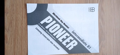 Zdjęcie oferty: Pioneer B1 workbook key booklet