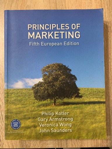Zdjęcie oferty: Principles of Marketing – Kotler, Armstrong, Wong