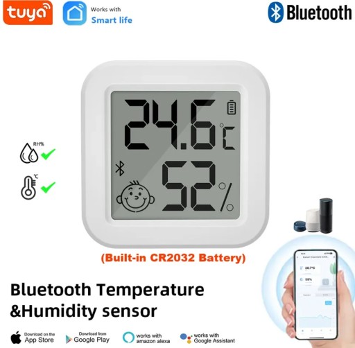 Zdjęcie oferty: Tuya termometr higrometr Bluetooth 