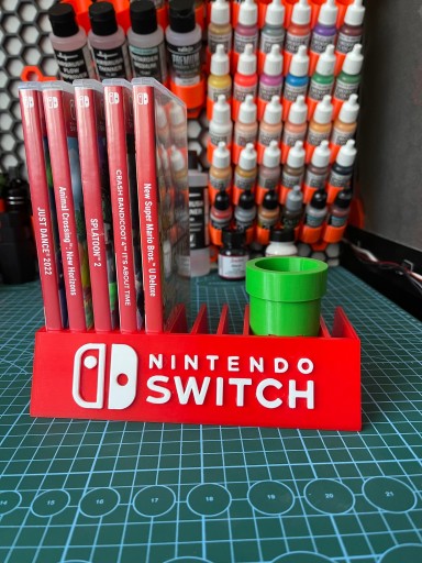 Zdjęcie oferty: Podstawa pod gry Nintendo Switch z motywem Mario 
