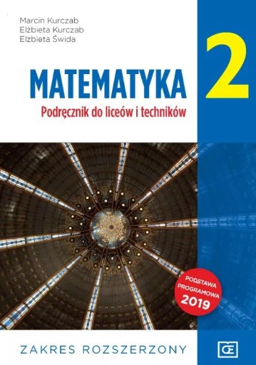 Zdjęcie oferty: Matematyka podręcznik do liceum i technikum klasa2