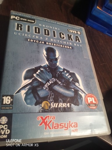 Zdjęcie oferty: Kroniki Riddicka ucieczka z Butcher Bay DVD-PL