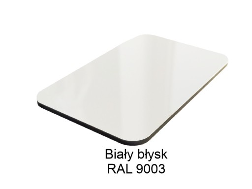 Zdjęcie oferty: płyta kompozytowa dibond 3mm Biały błysk RAL9003