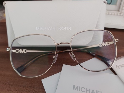 Zdjęcie oferty: Okulary oprawki MICHAEL KORS złote oryginalne duże