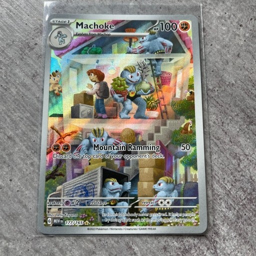 Zdjęcie oferty: Karta Pokemon Machoke MEW 177 Set 151